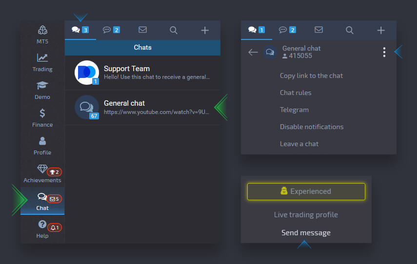 How to Use Chat in Pocket Option How to Use Chat in Pocket Option