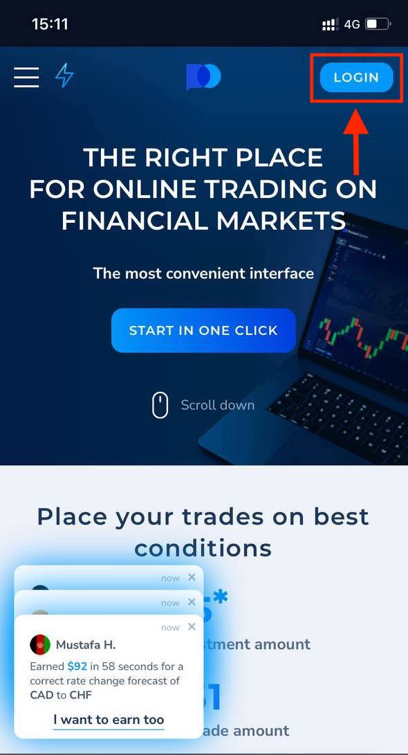 Кантип кирүү жана Pocket Optionге депозит салуу керек Кантип кирүү жана Pocket Optionге депозит салуу керек