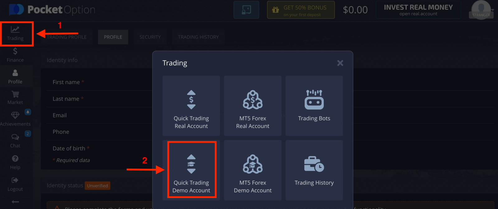 How to Register and start Trading with a Demo Account on Pocket Option How to Register and start Trading with a Demo Account on Pocket Option
