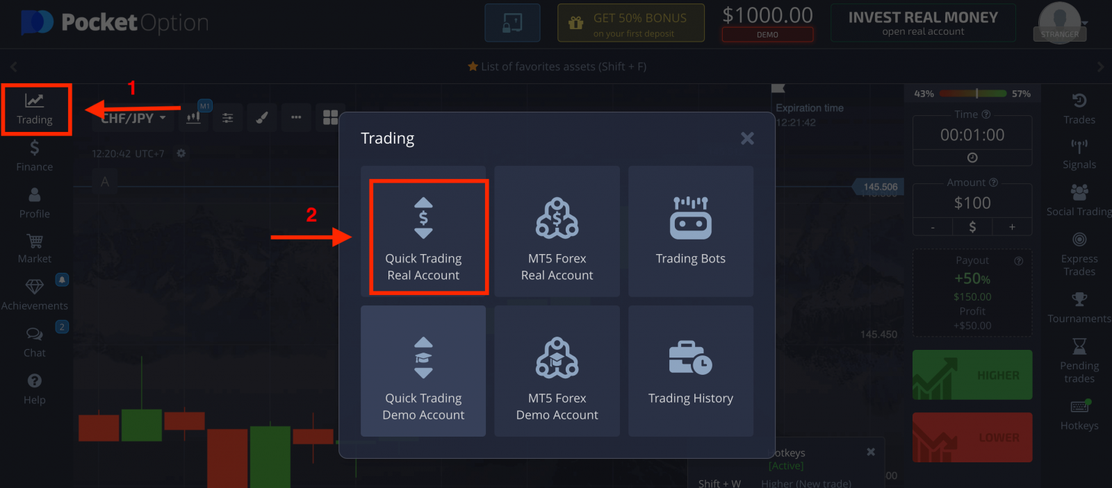 How to Register and Withdraw Money on Pocket Option How to Register and Withdraw Money on Pocket Option