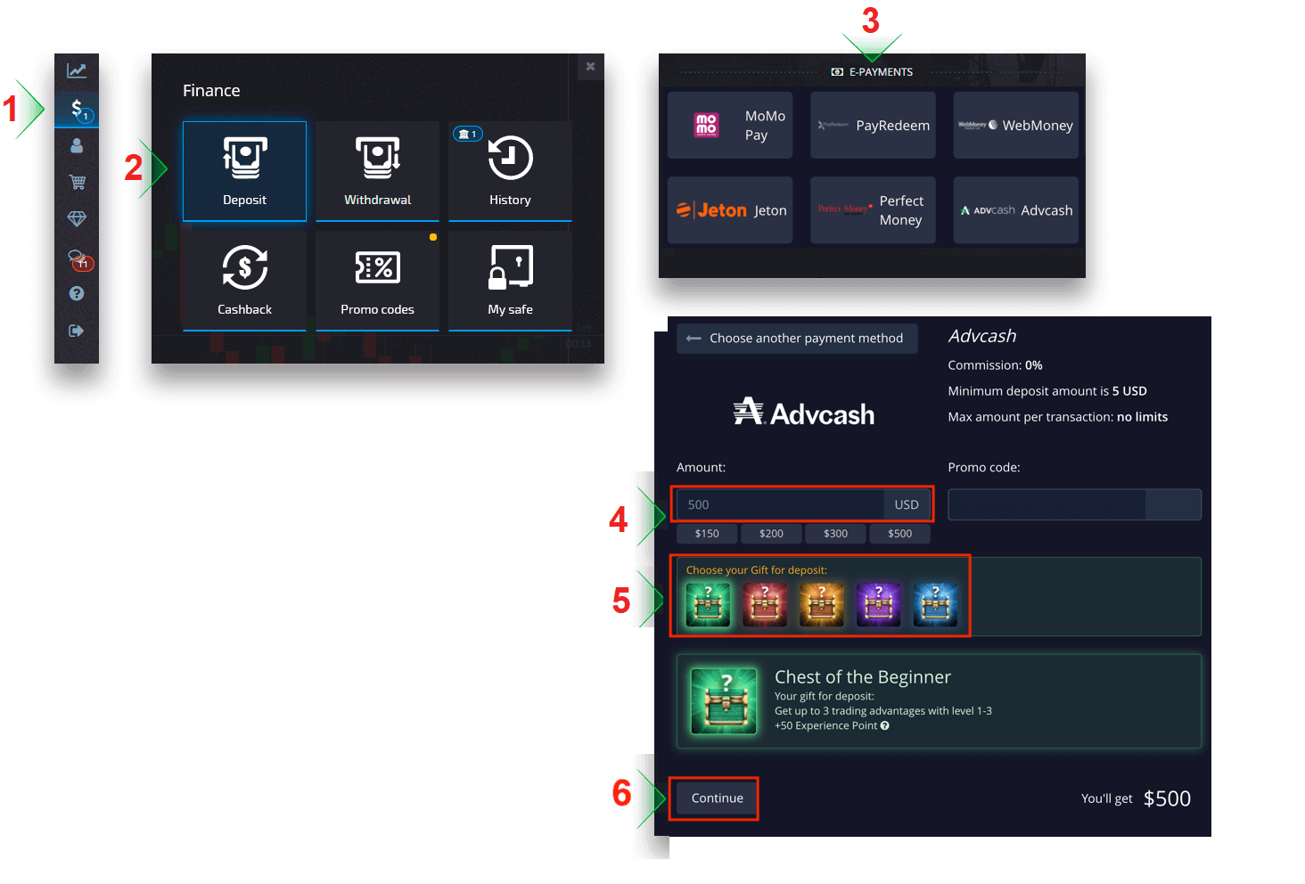 Hoe u zich kunt aanmelden en geld kunt storten op Pocket Option Hoe u zich kunt aanmelden en geld kunt storten op Pocket Option