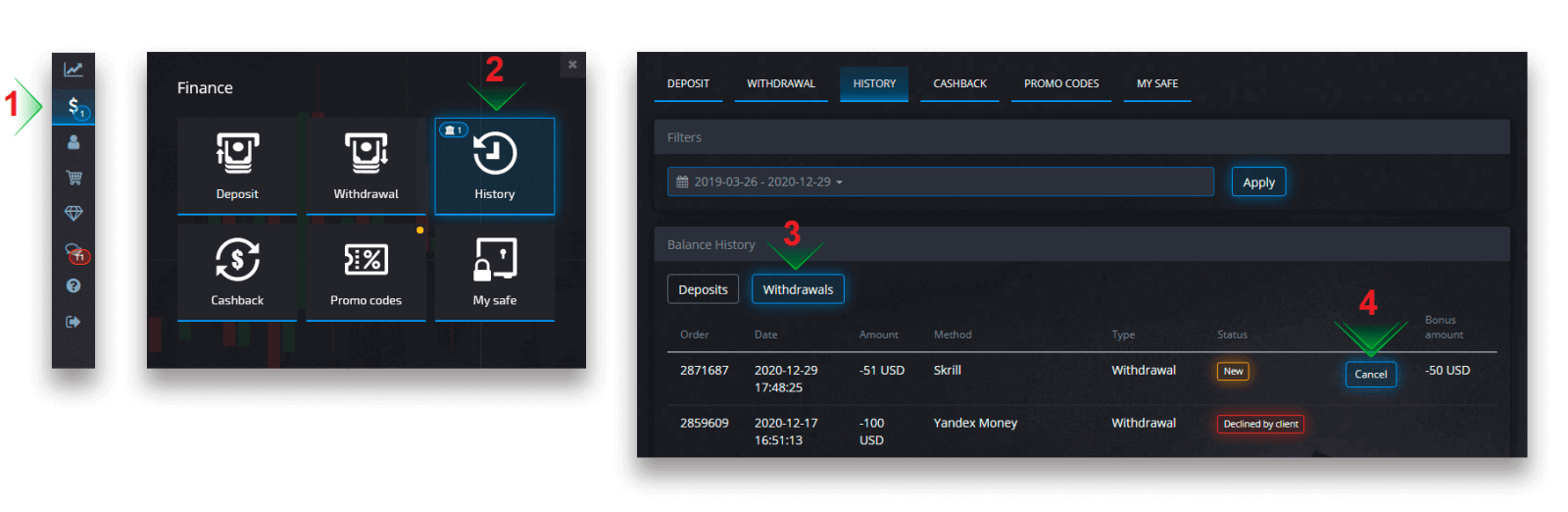 How to Withdraw and Make a Deposit Money on Pocket Option How to Withdraw and Make a Deposit Money on Pocket Option